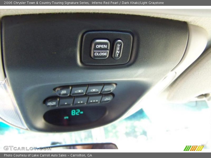 Inferno Red Pearl / Dark Khaki/Light Graystone 2006 Chrysler Town & Country Touring Signature Series