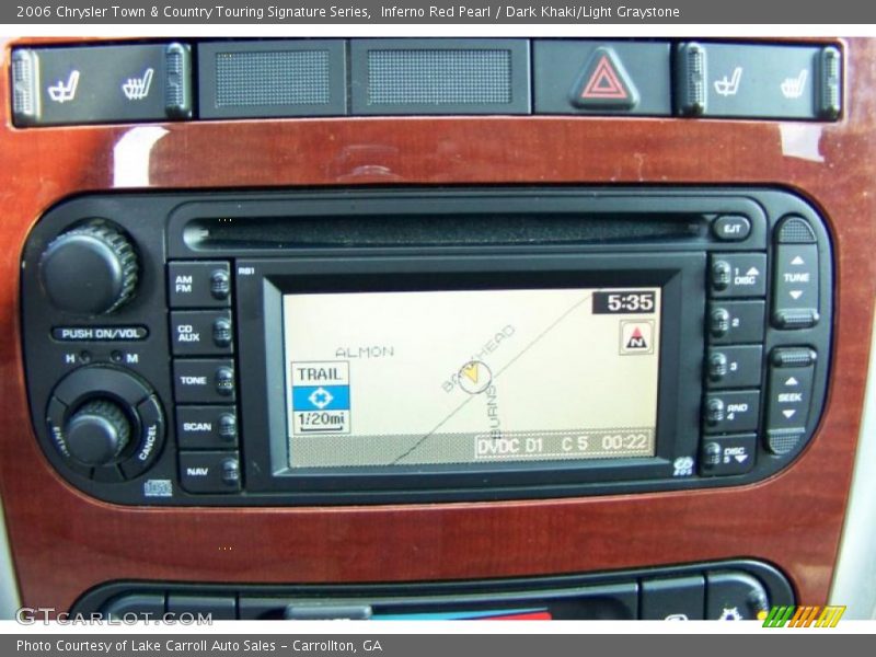 Inferno Red Pearl / Dark Khaki/Light Graystone 2006 Chrysler Town & Country Touring Signature Series