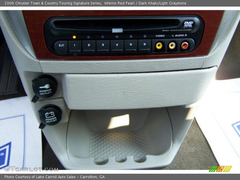 Inferno Red Pearl / Dark Khaki/Light Graystone 2006 Chrysler Town & Country Touring Signature Series