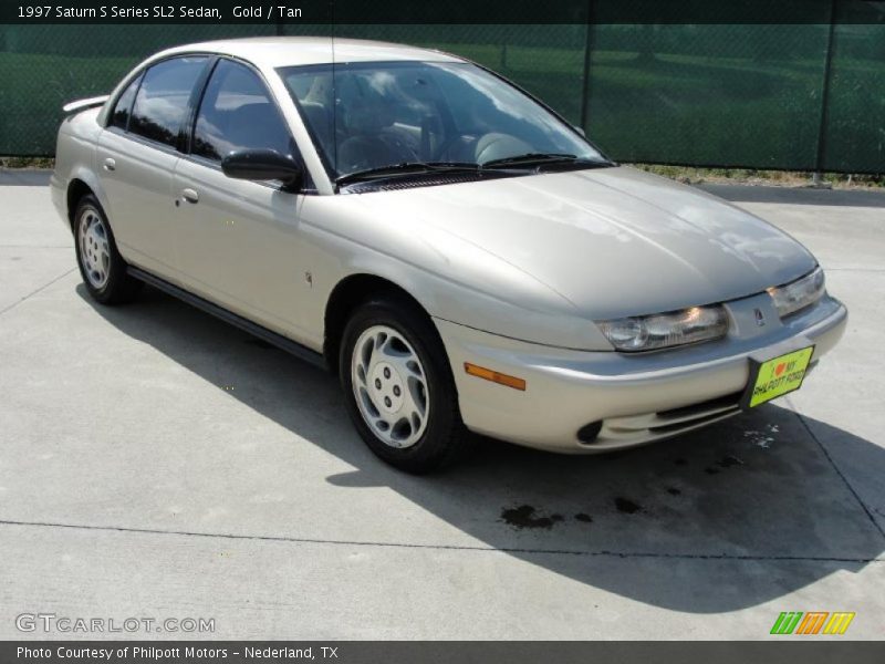 Gold / Tan 1997 Saturn S Series SL2 Sedan