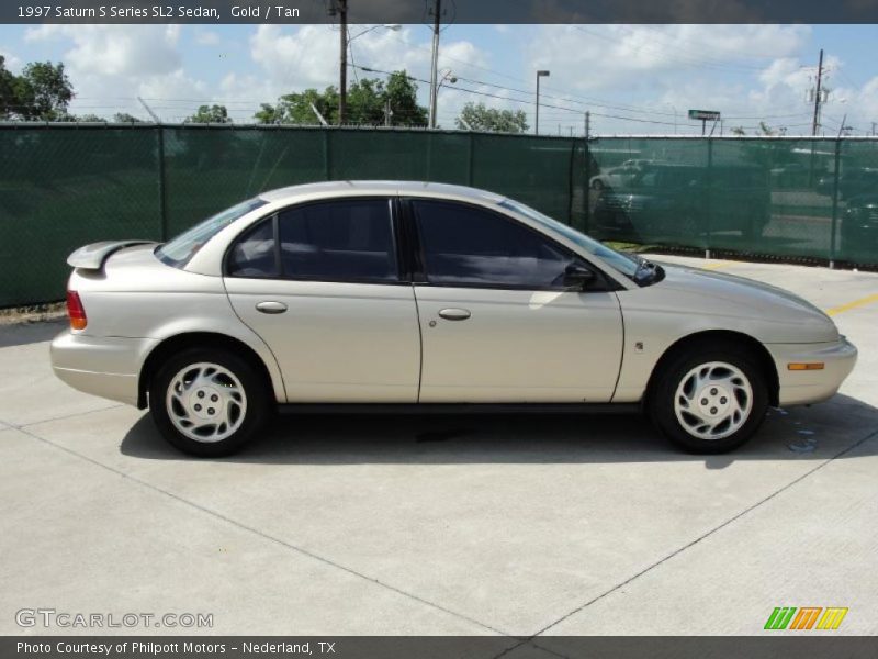 Gold / Tan 1997 Saturn S Series SL2 Sedan