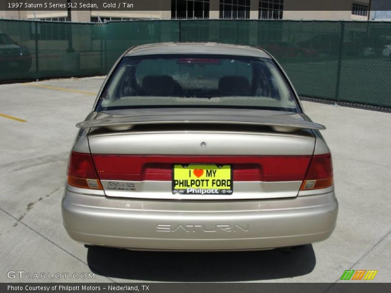 Gold / Tan 1997 Saturn S Series SL2 Sedan