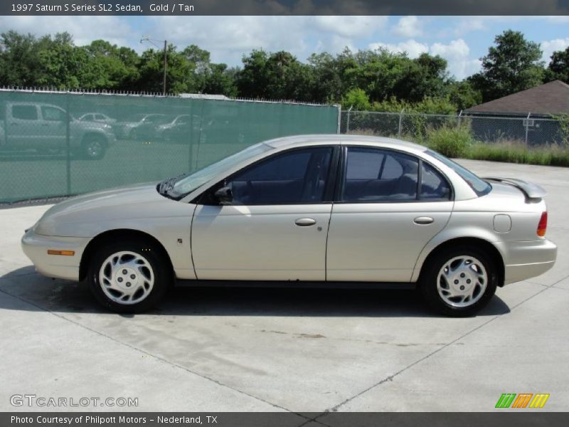 Gold / Tan 1997 Saturn S Series SL2 Sedan