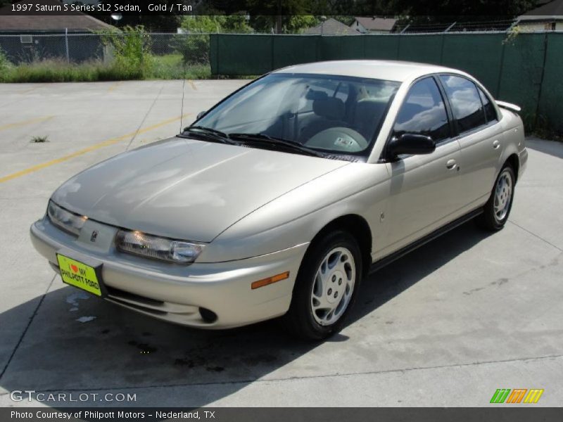 Gold / Tan 1997 Saturn S Series SL2 Sedan