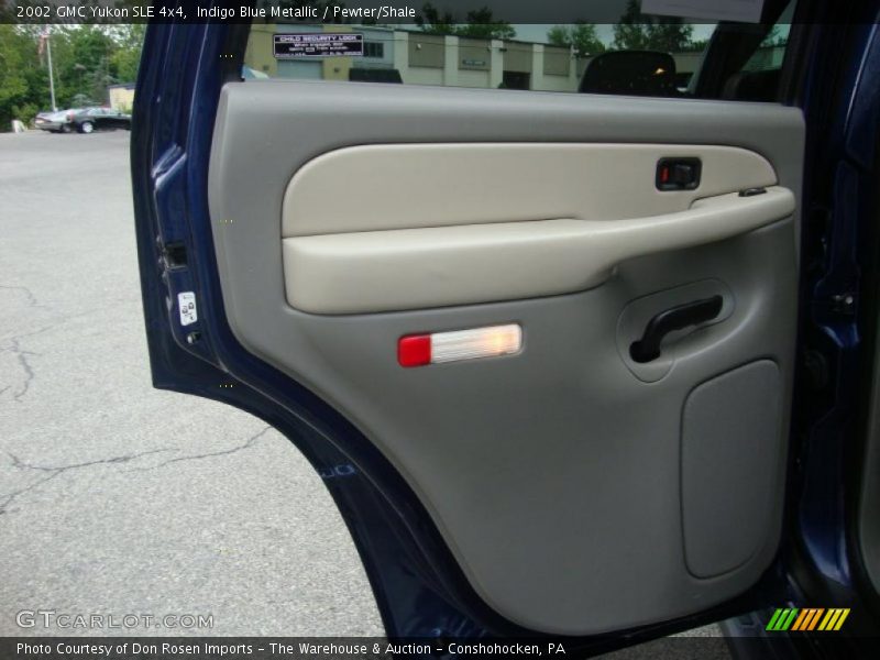 Indigo Blue Metallic / Pewter/Shale 2002 GMC Yukon SLE 4x4