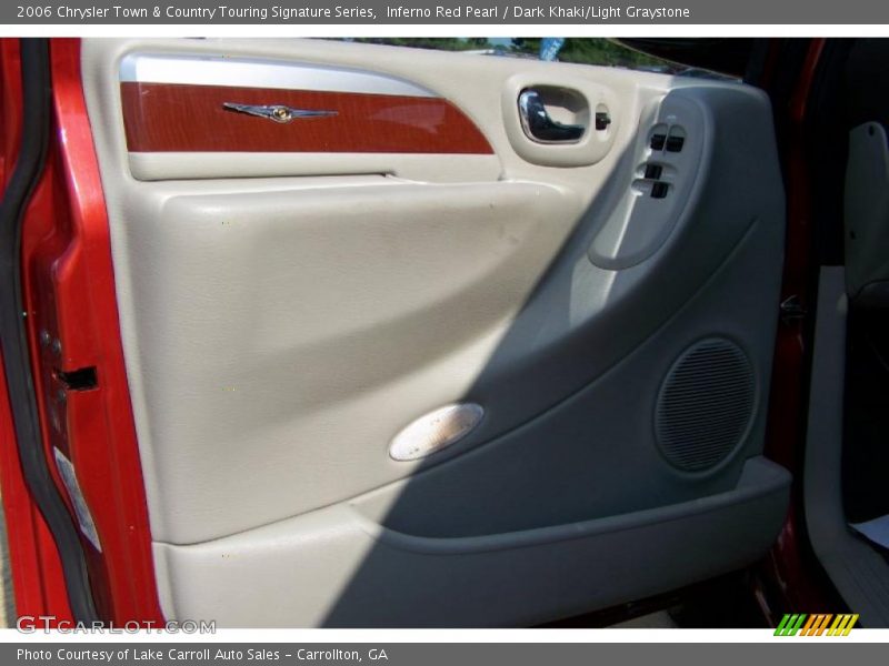 Inferno Red Pearl / Dark Khaki/Light Graystone 2006 Chrysler Town & Country Touring Signature Series
