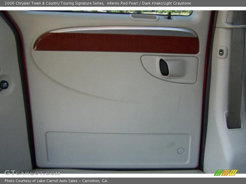 Inferno Red Pearl / Dark Khaki/Light Graystone 2006 Chrysler Town & Country Touring Signature Series
