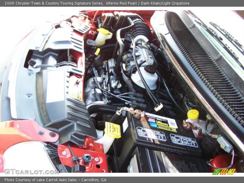 Inferno Red Pearl / Dark Khaki/Light Graystone 2006 Chrysler Town & Country Touring Signature Series