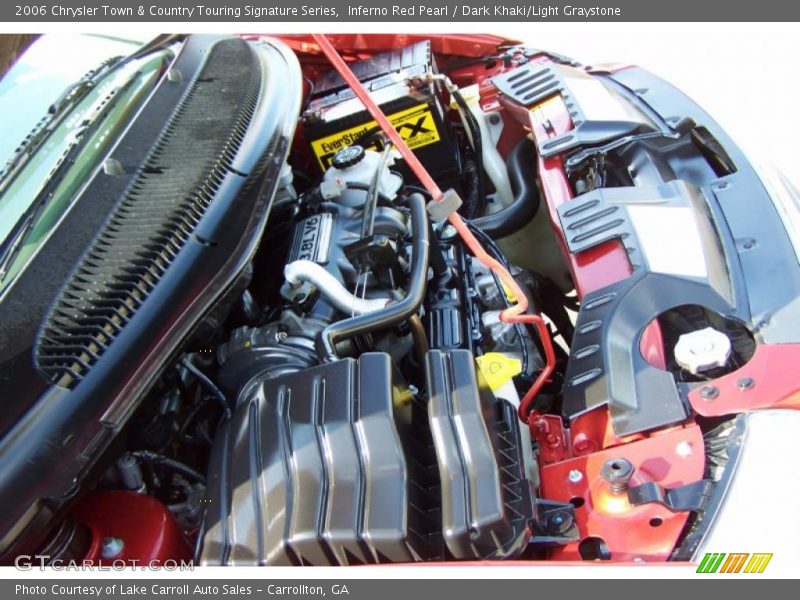 Inferno Red Pearl / Dark Khaki/Light Graystone 2006 Chrysler Town & Country Touring Signature Series