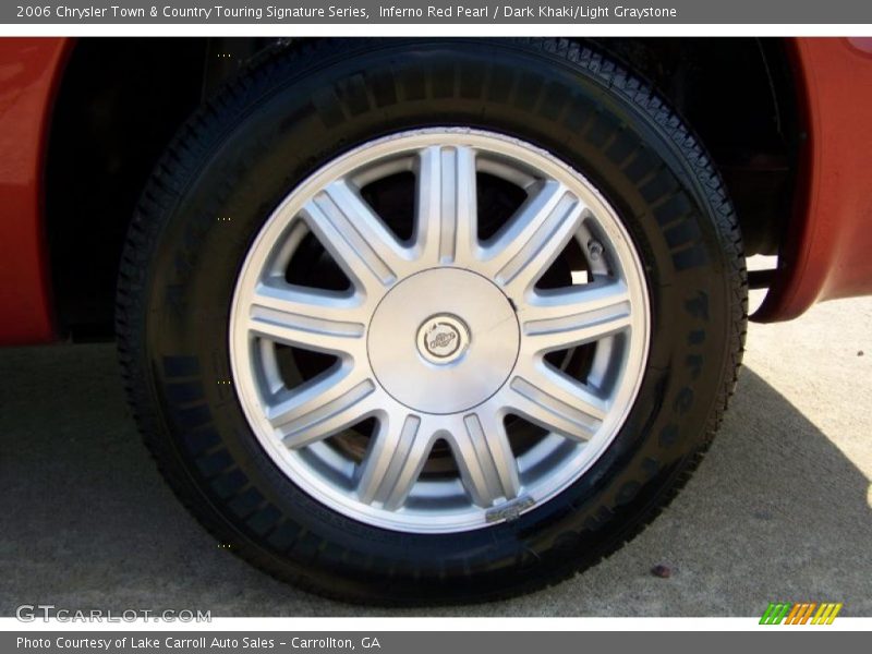 Inferno Red Pearl / Dark Khaki/Light Graystone 2006 Chrysler Town & Country Touring Signature Series