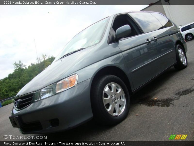 Granite Green Metallic / Quartz Gray 2002 Honda Odyssey EX-L