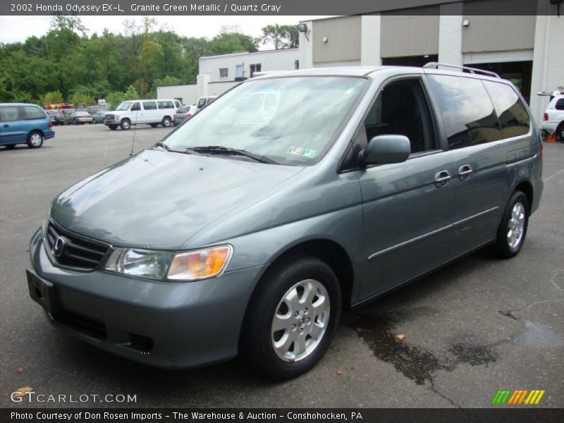 Granite Green Metallic / Quartz Gray 2002 Honda Odyssey EX-L
