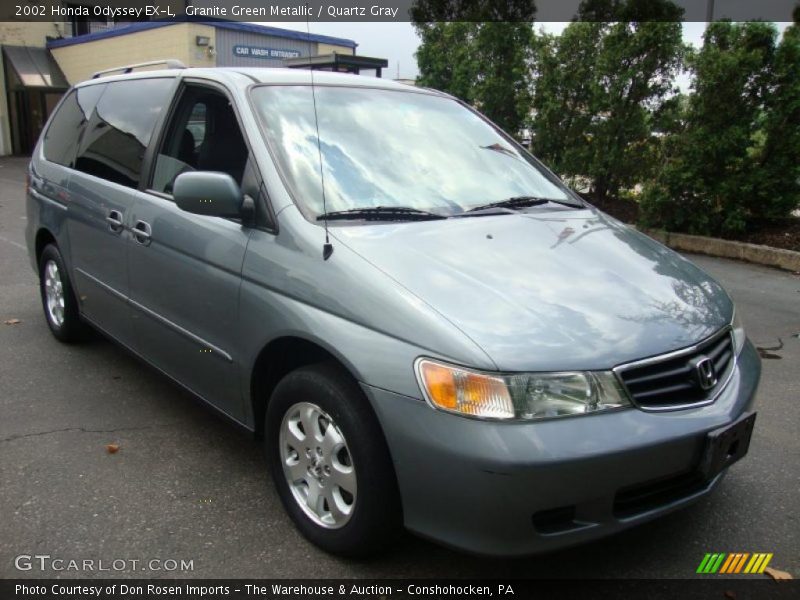 Granite Green Metallic / Quartz Gray 2002 Honda Odyssey EX-L