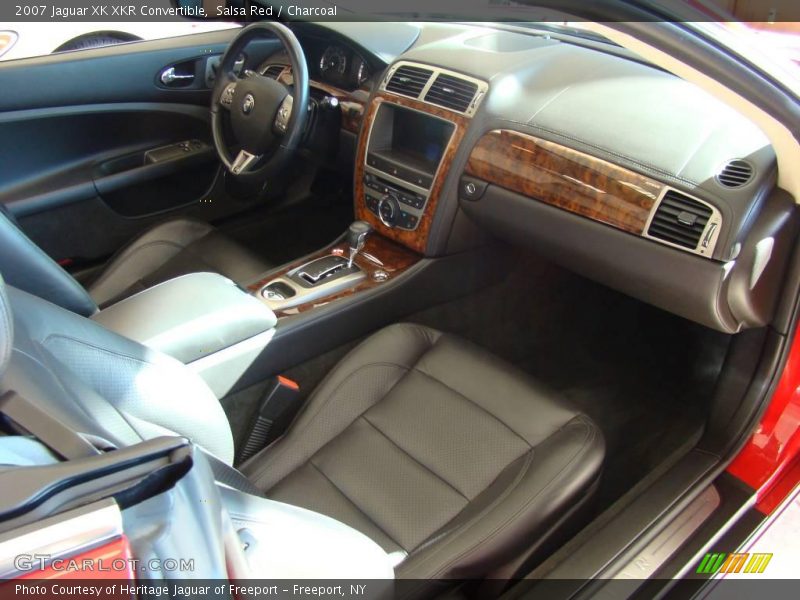 Salsa Red / Charcoal 2007 Jaguar XK XKR Convertible