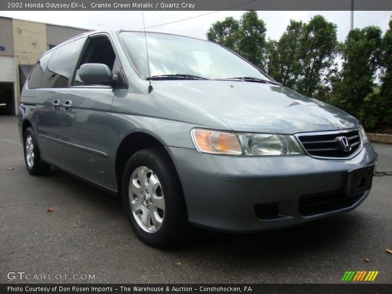 Granite Green Metallic / Quartz Gray 2002 Honda Odyssey EX-L