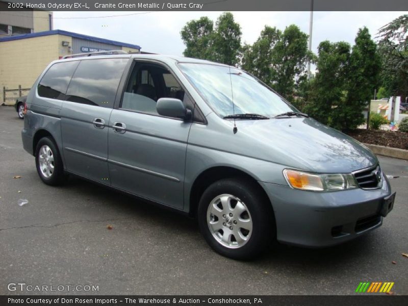 Granite Green Metallic / Quartz Gray 2002 Honda Odyssey EX-L