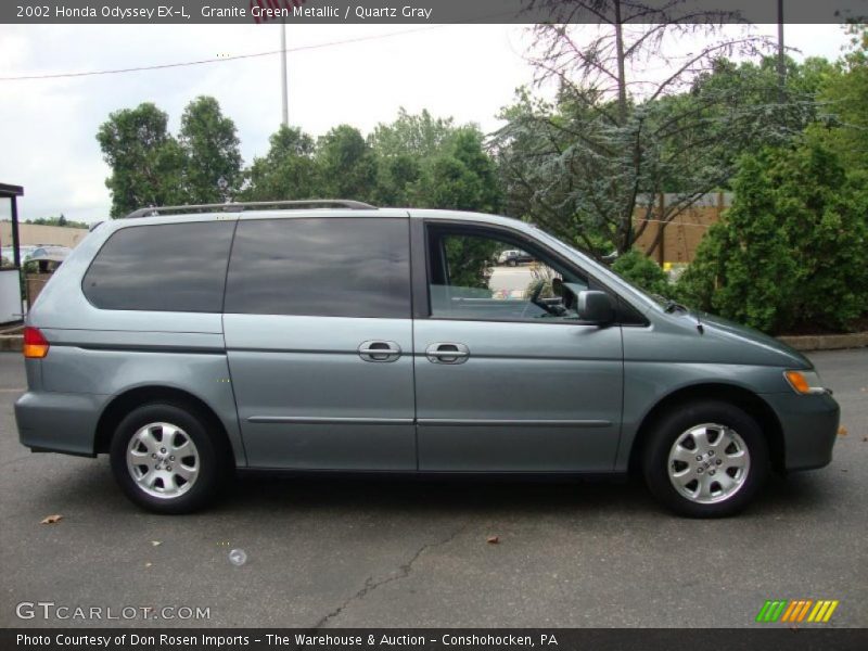 Granite Green Metallic / Quartz Gray 2002 Honda Odyssey EX-L