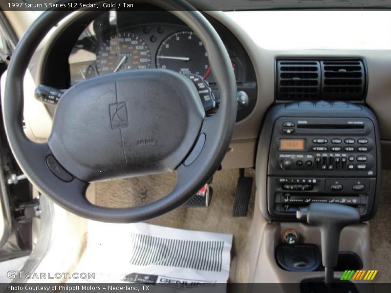 Gold / Tan 1997 Saturn S Series SL2 Sedan