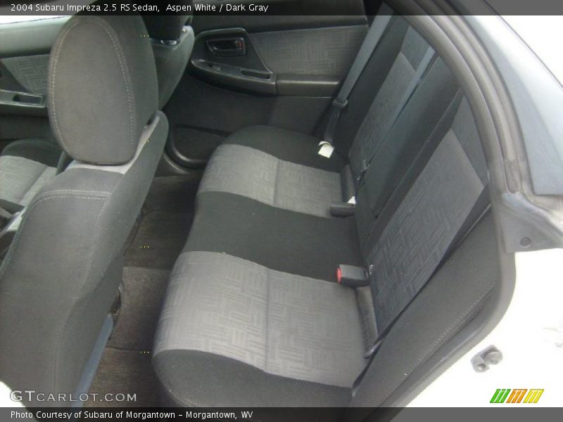 Aspen White / Dark Gray 2004 Subaru Impreza 2.5 RS Sedan