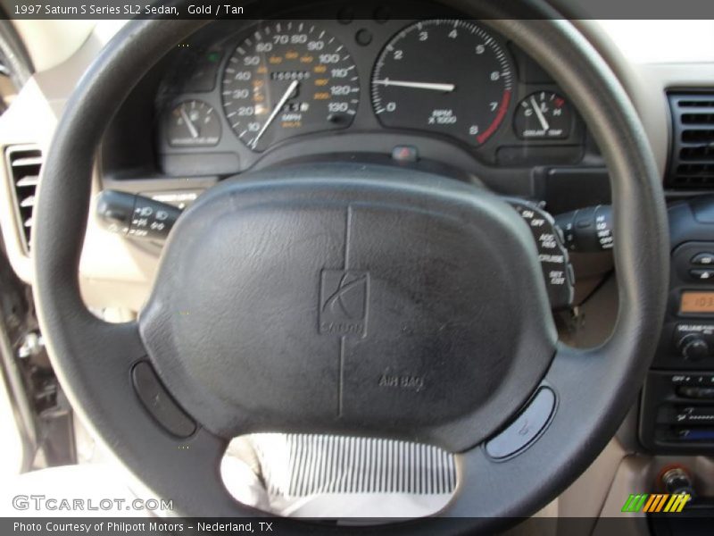 Gold / Tan 1997 Saturn S Series SL2 Sedan