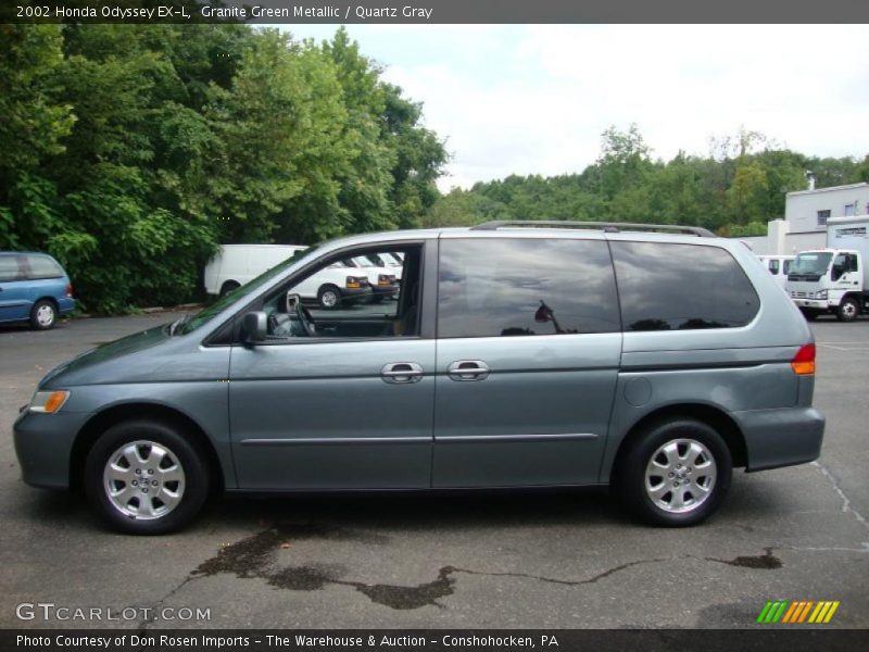 Granite Green Metallic / Quartz Gray 2002 Honda Odyssey EX-L