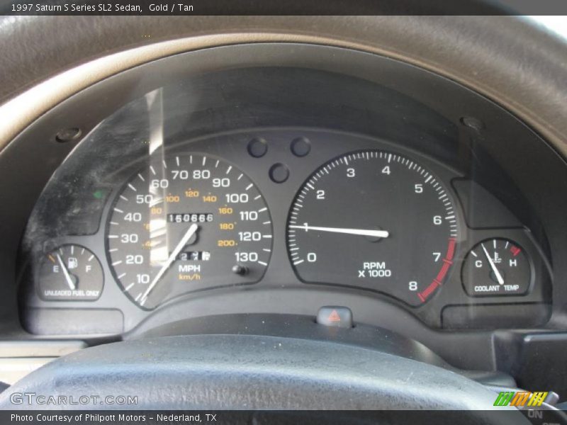 Gold / Tan 1997 Saturn S Series SL2 Sedan