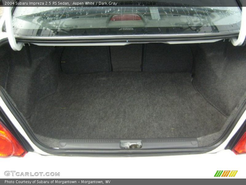 Aspen White / Dark Gray 2004 Subaru Impreza 2.5 RS Sedan