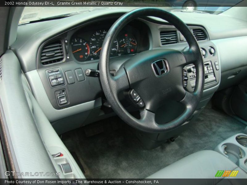 Granite Green Metallic / Quartz Gray 2002 Honda Odyssey EX-L
