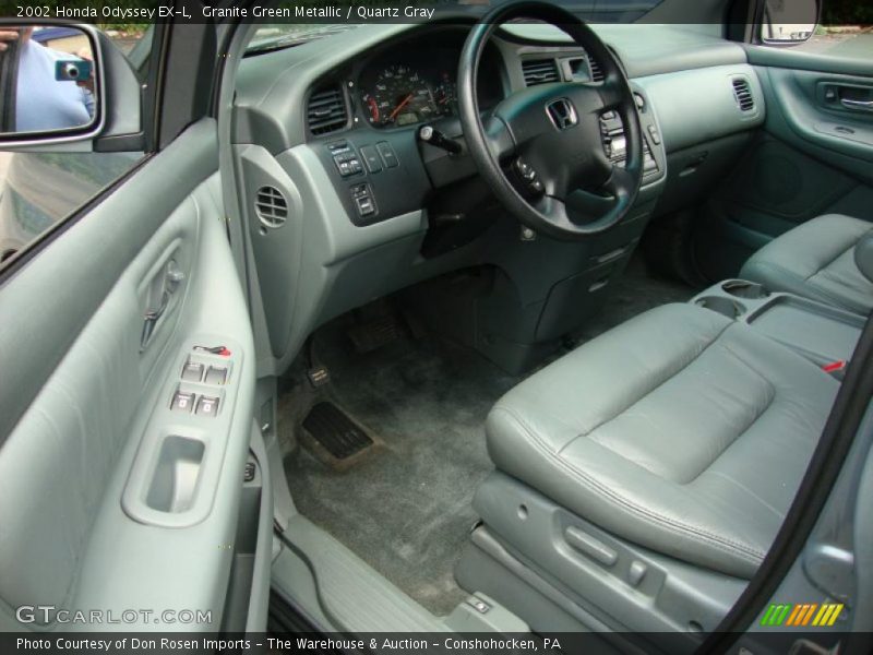 Granite Green Metallic / Quartz Gray 2002 Honda Odyssey EX-L