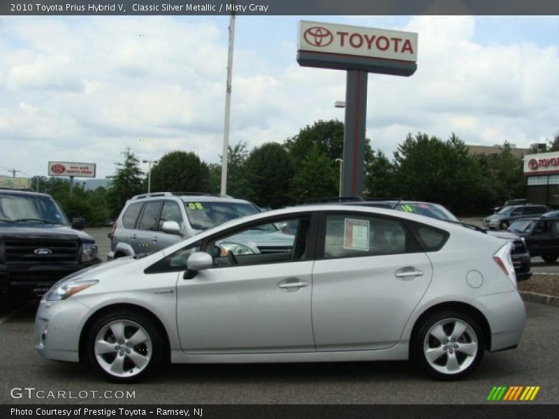 Classic Silver Metallic / Misty Gray 2010 Toyota Prius Hybrid V