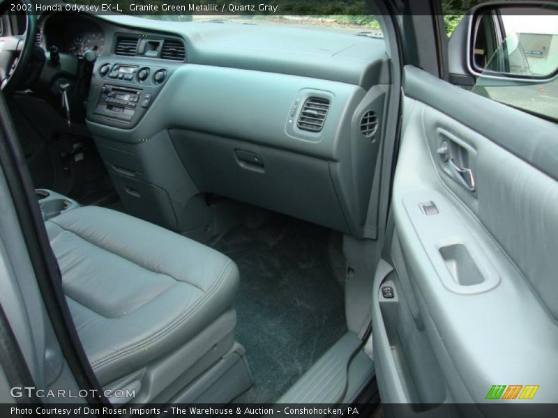 Granite Green Metallic / Quartz Gray 2002 Honda Odyssey EX-L