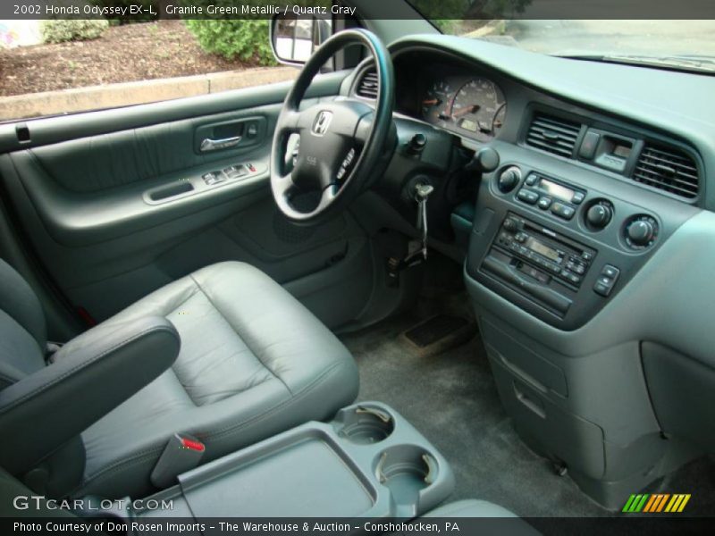 Granite Green Metallic / Quartz Gray 2002 Honda Odyssey EX-L