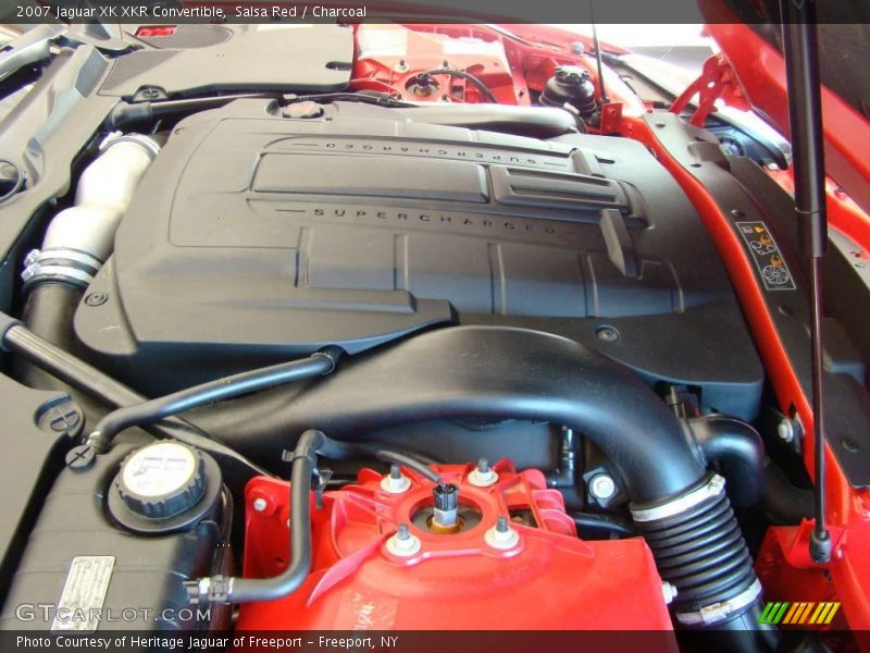 Salsa Red / Charcoal 2007 Jaguar XK XKR Convertible