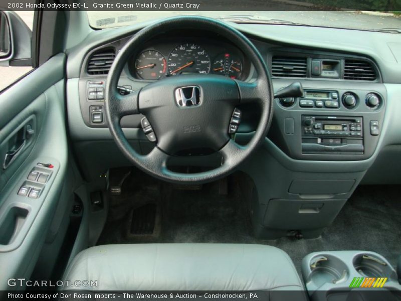 Granite Green Metallic / Quartz Gray 2002 Honda Odyssey EX-L