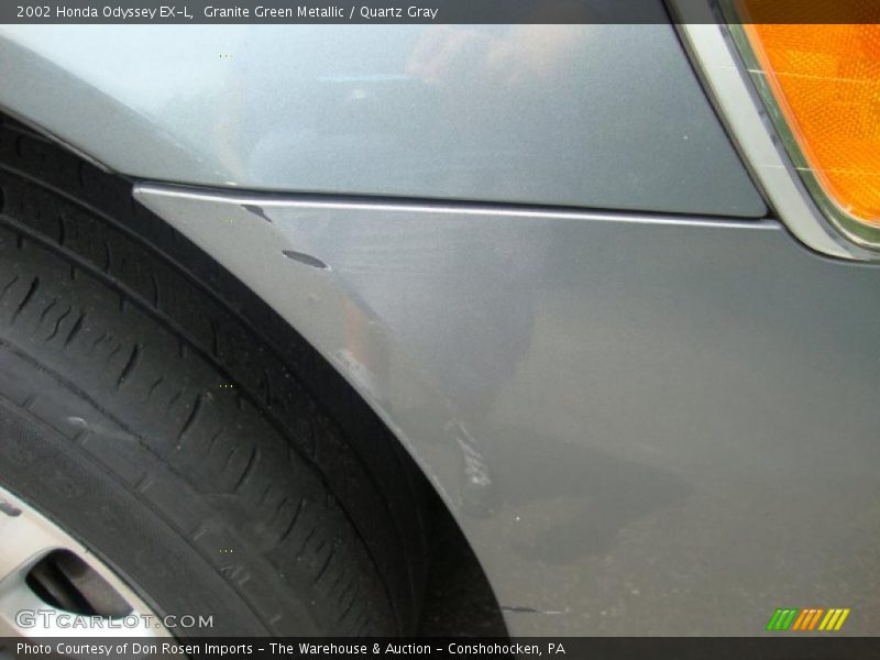Granite Green Metallic / Quartz Gray 2002 Honda Odyssey EX-L