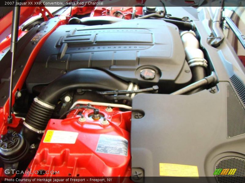 Salsa Red / Charcoal 2007 Jaguar XK XKR Convertible