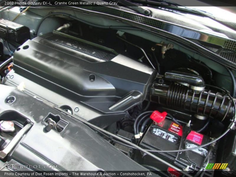 Granite Green Metallic / Quartz Gray 2002 Honda Odyssey EX-L