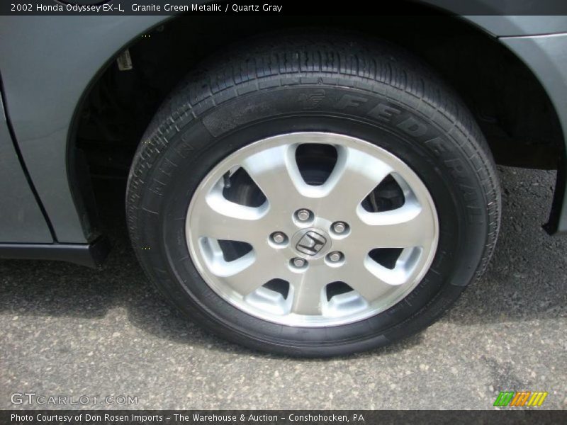 Granite Green Metallic / Quartz Gray 2002 Honda Odyssey EX-L