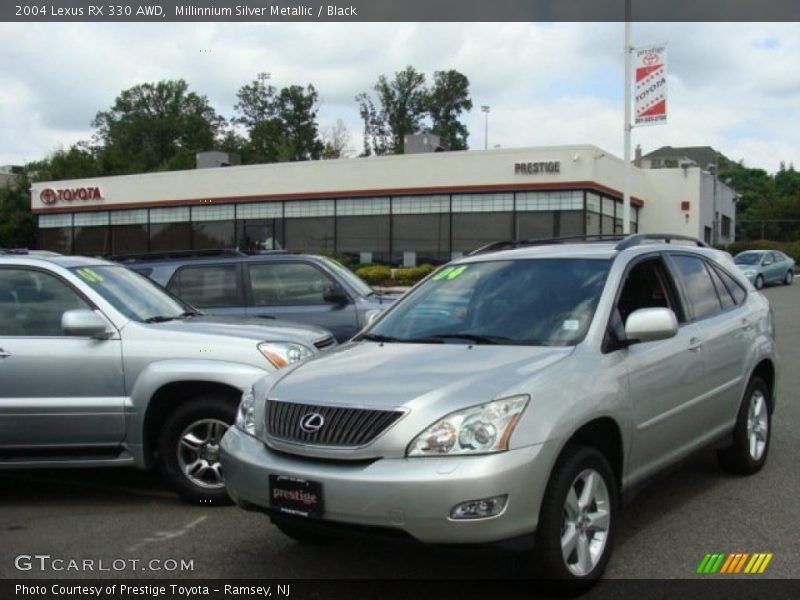 Millinnium Silver Metallic / Black 2004 Lexus RX 330 AWD