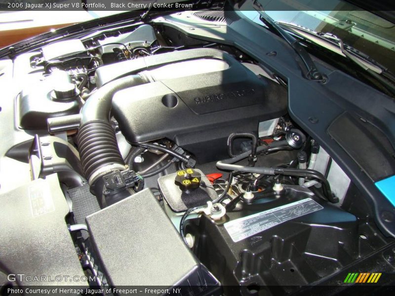 Black Cherry / Conker Brown 2006 Jaguar XJ Super V8 Portfolio