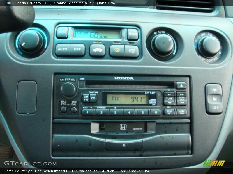 Granite Green Metallic / Quartz Gray 2002 Honda Odyssey EX-L