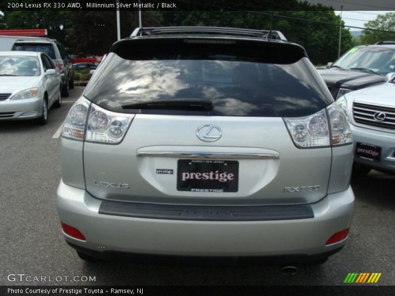 Millinnium Silver Metallic / Black 2004 Lexus RX 330 AWD