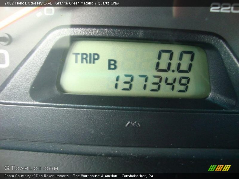 Granite Green Metallic / Quartz Gray 2002 Honda Odyssey EX-L