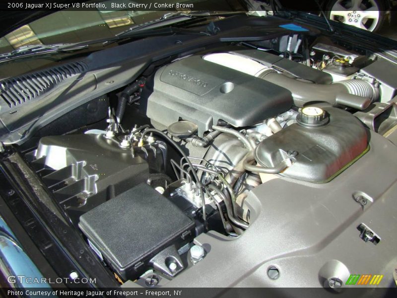Black Cherry / Conker Brown 2006 Jaguar XJ Super V8 Portfolio