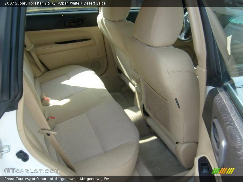 Aspen White / Desert Beige 2007 Subaru Forester 2.5 X
