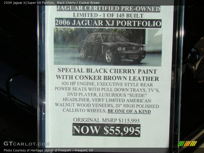 Black Cherry / Conker Brown 2006 Jaguar XJ Super V8 Portfolio