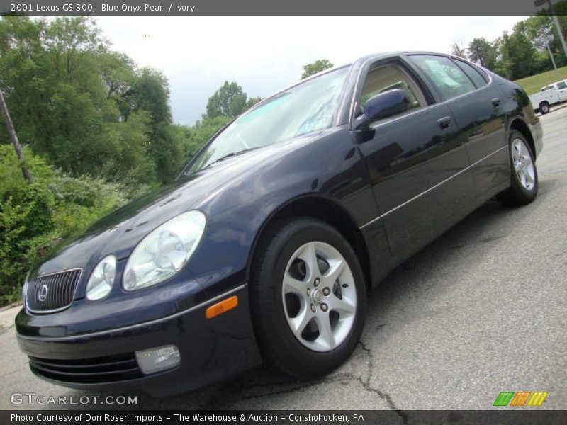 Blue Onyx Pearl / Ivory 2001 Lexus GS 300