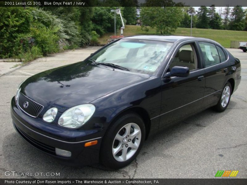 Blue Onyx Pearl / Ivory 2001 Lexus GS 300