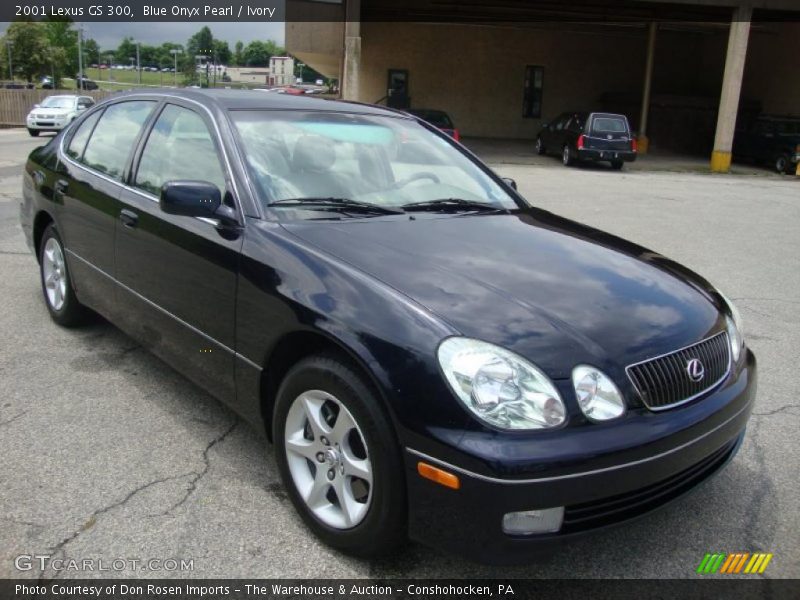 Blue Onyx Pearl / Ivory 2001 Lexus GS 300