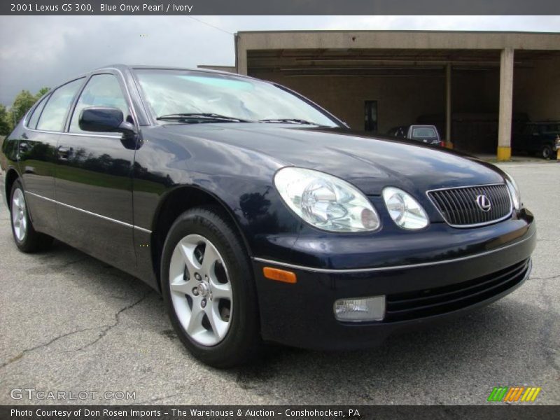 Blue Onyx Pearl / Ivory 2001 Lexus GS 300